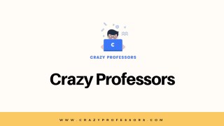 Opportunity for Skilled Writers to Join Crazy Professors