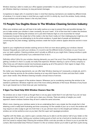 How Technology Is Changing How We Treat Window Cleaning Cost