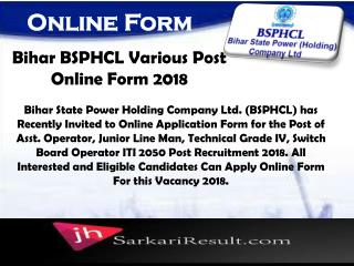 Online form