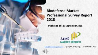 Biodefense market professional survey report 2018