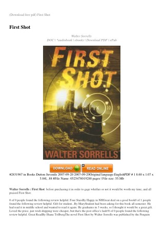 FIRST-SHOT