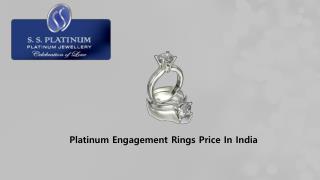 Platinum Engagement Rings Price In India