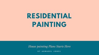 Residential Painting