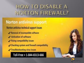 How to Disable a Norton Firewall?