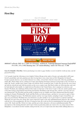 FIRST-BOY