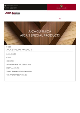 AICA Special Sunmica Products – AICA Sunmica