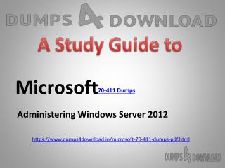 2018 Sep - Microsoft 70-411 Exam Questions PDF Dumps