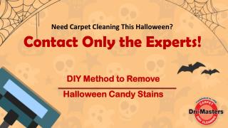 DIY Method to Remove Halloween Candy Stains