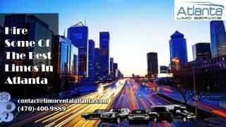 Hire Some of the Best Limos in Atlanta