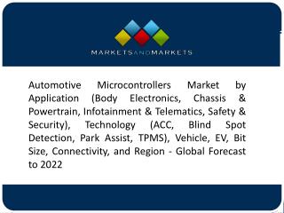 Imposition of Legal Safety Mandates in the Automotive Industry is Driving the Microcontrollers Market