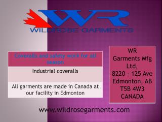 Wildrose Garments Mfg Ltd