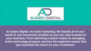 Web Design & Marketing Agency - Auden Digital