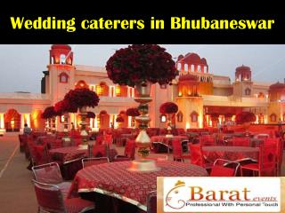 Wedding caterers in Bhubaneswar