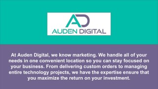 Web Design & Marketing Agency - Auden Digital