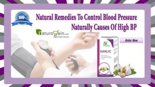 Natural Remedies to Control Blood Pressure Naturally, Causes of High BP