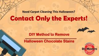 DIY Method to Remove Halloween Chocolate Stains