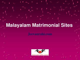 Malayalam Matrimonial Sites | Free Matrimonial Sites in Delhi | Jeevanrahi