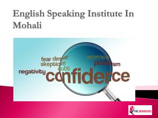 English Speaking Institute In Mohali