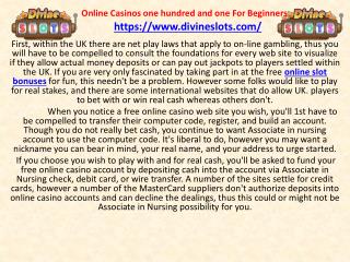 Online slots best For Beginners