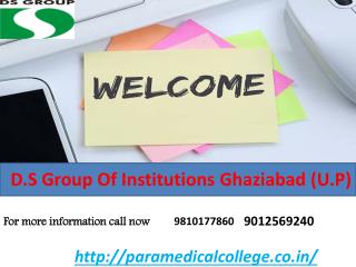 Best paramedical college in ghaziabad call us 9810177860.