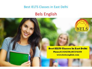 Best IELTS Classes in East Delhi