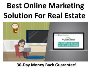 Best Online Marketing Solution For Real Estate