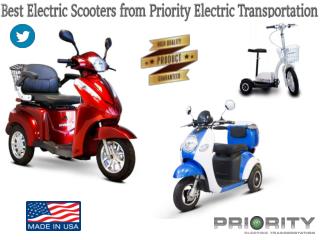 Best Electric Scooters from Priority Electric Transportation