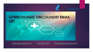Gynecologic Oncologist Email List | Gynecologic Oncology Mailing Address