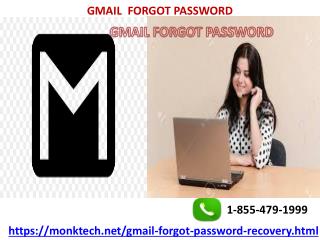 Get Immediate Service from Experts to Get Gmail Forgot Password Recovered 1-855-479-1999