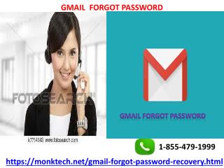 Getting Assistance to Deal With Gmail Forgot Password Is A Call Away 1-855-479-1999