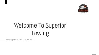 Towing Service Richmond VA