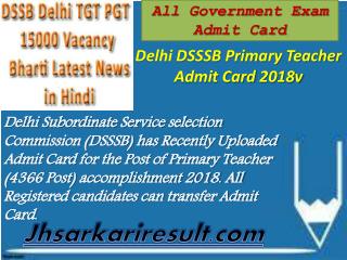 All government exam admit card