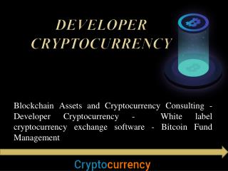 White label cryptocurrency exchange software - Bitcoin Fund Management