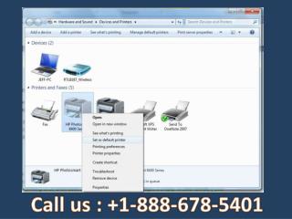 How to fix printer not found error In printer Call 1-888-678-5401 Printer Technical Support number