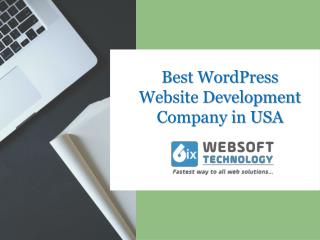 Best WordPress Website Development Company in USA