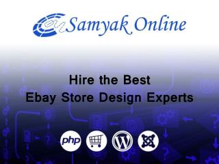 Hire the best eBay Store Design Experts