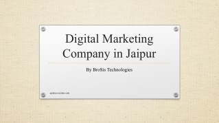 Digital marketing company in Jaipur