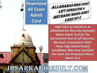 Download all exam admit card