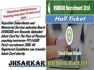 Admit card