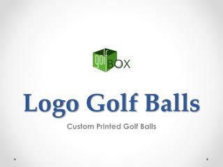 Logo Golf Balls - Custom Printed Golf Balls - Golf Box