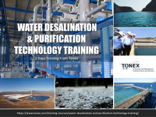 Water Desalination and Purification Technology Training