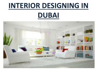 Interior Designing In Dubai