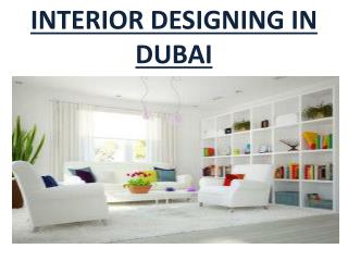 Interior Designing dubai