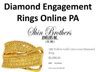 Diamond Engagement Rings Online PA