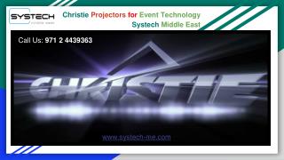 Christie Projectors for Event Technology