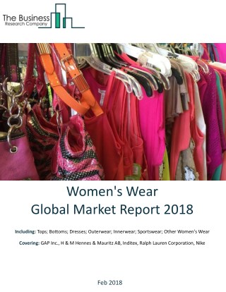 Women's Wear Global Market Report 2018