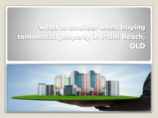 Key Things to Know Before Buying a Commercial Property in Palm Beach