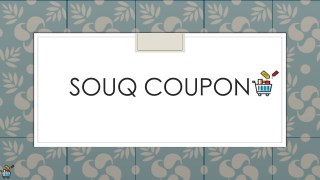 Souq Coupon