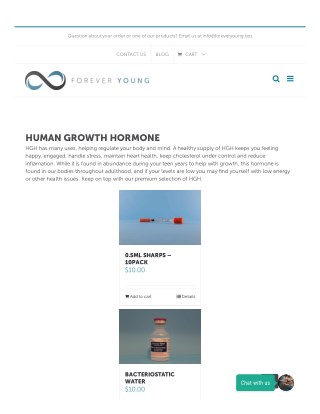 Human growth hormone supplements