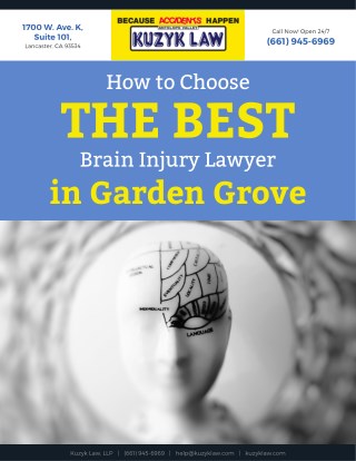 How to Choose the Best Brain Injury Lawyer in Garden Grove